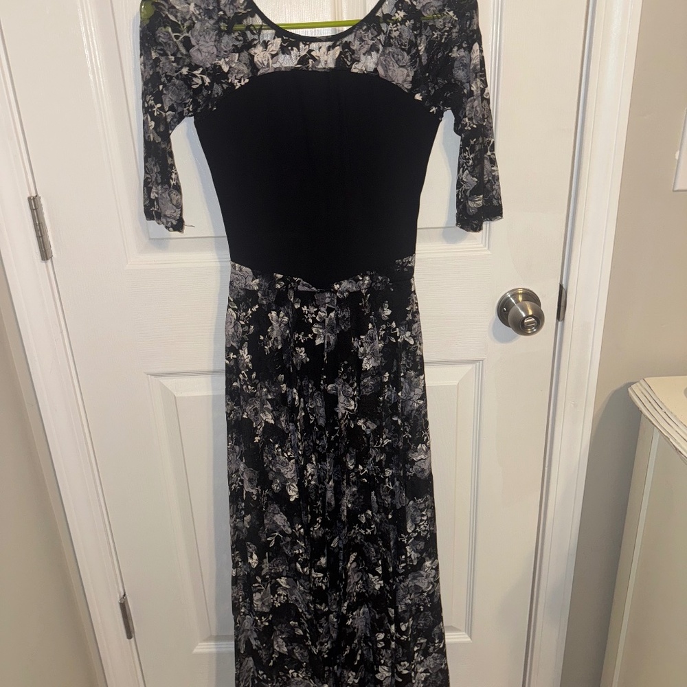 Long Flowy Dance Dress